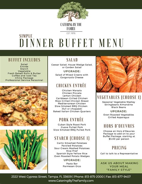 cda casino buffet menu|CATERING MENU .